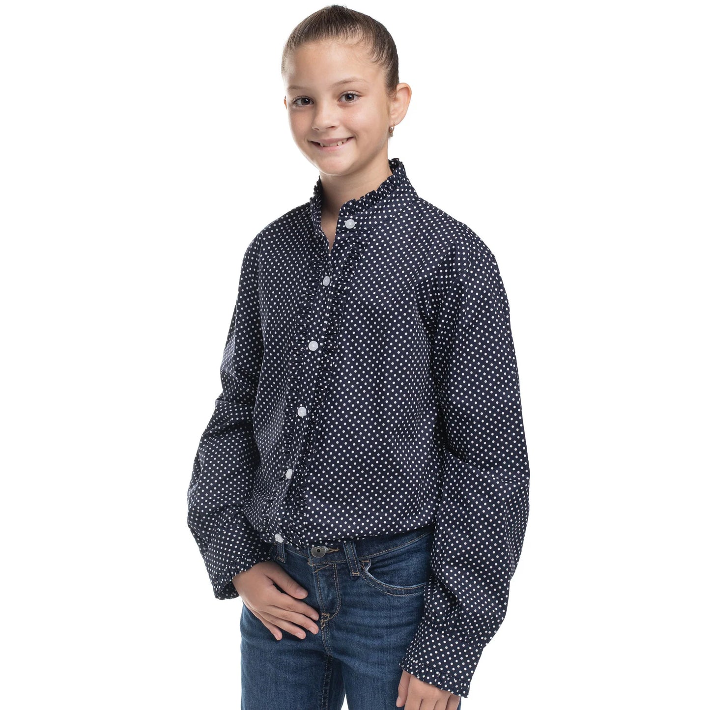 Just Country Girls Gracie Frills Full Button L/S Shirt