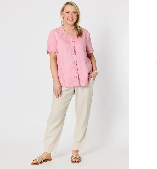 Gordon Smith Womens Audrey Linen Top