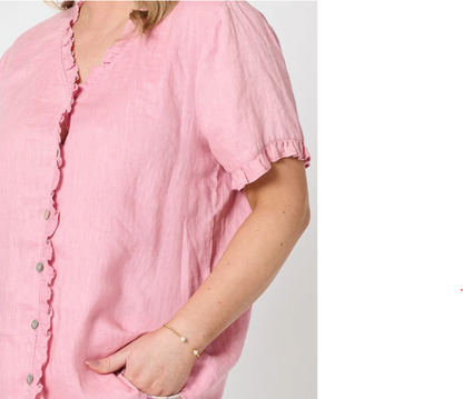 Gordon Smith Womens Audrey Linen Top