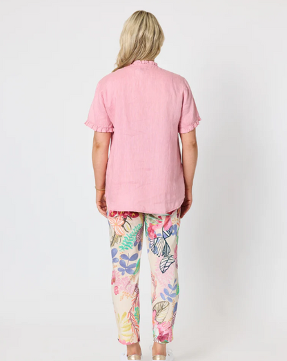 Gordon Smith Womens Audrey Linen Top