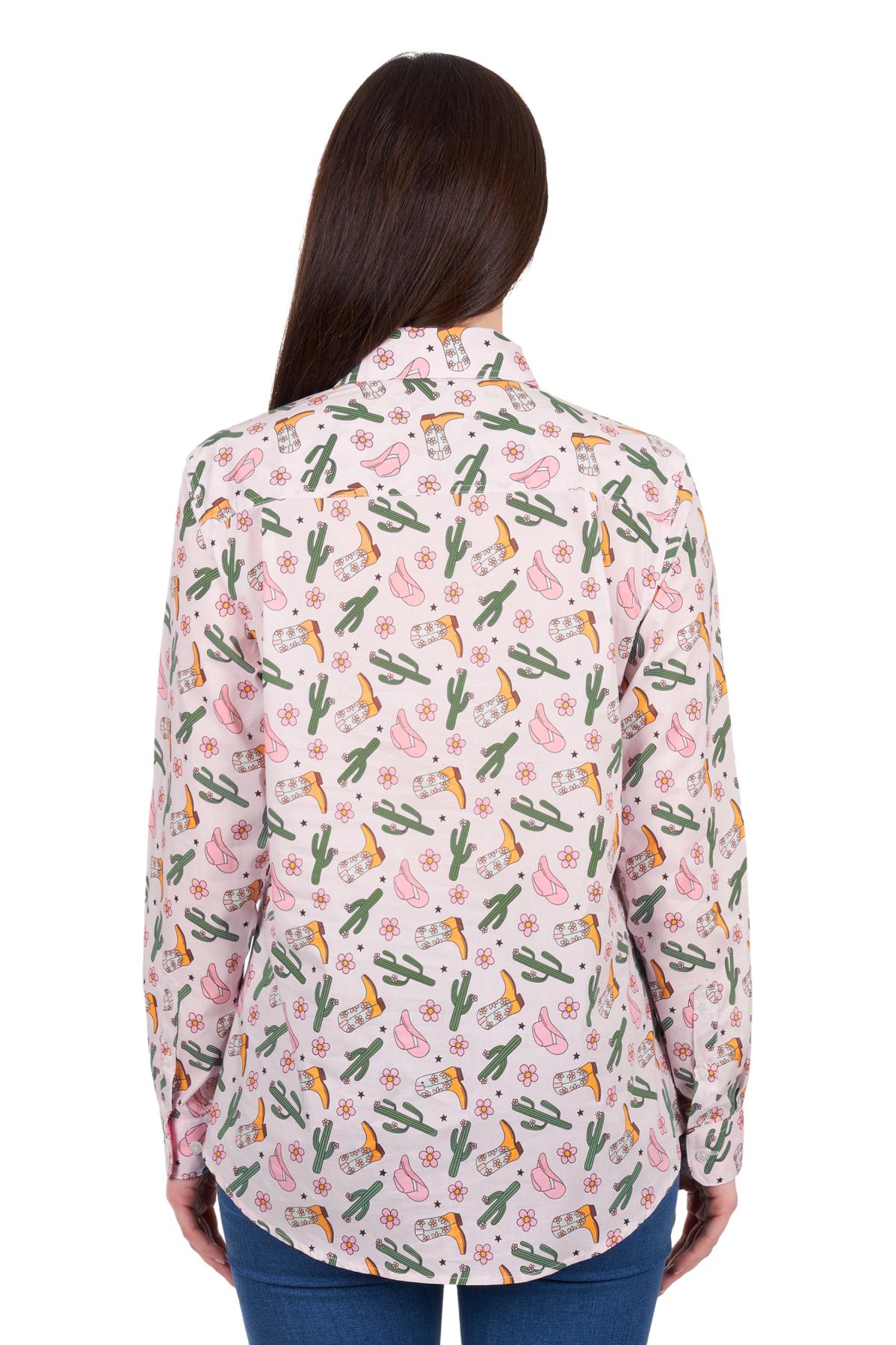 Hard Slog Womens Cleo 1/2 PLKT L/S Shirt