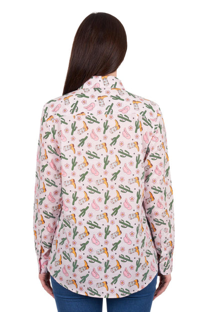 Hard Slog Womens Cleo 1/2 PLKT L/S Shirt