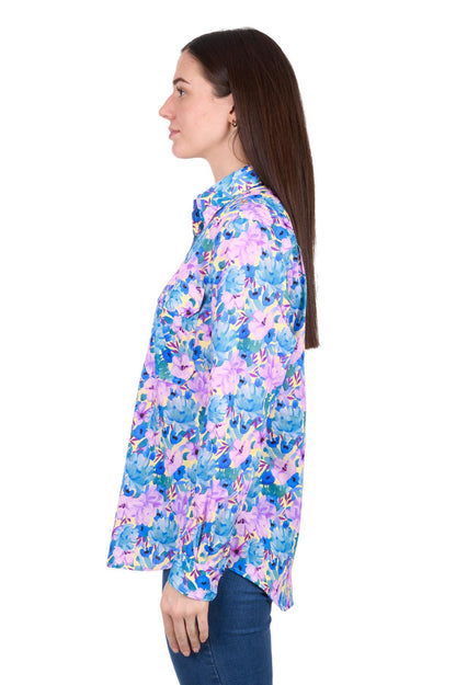 Hard Slog Womens Trixie 1/2 PLKT L/S Shirt