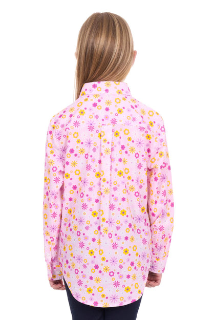Hard Slog Kids Daisy 1/2 PLKT L/S Shirt