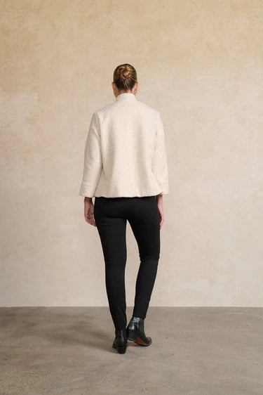 Holmes + Fallon Womens Boucle Pockets Jacket