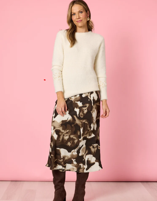 Hammock + Vine Womens La Perla Knit with Scarf