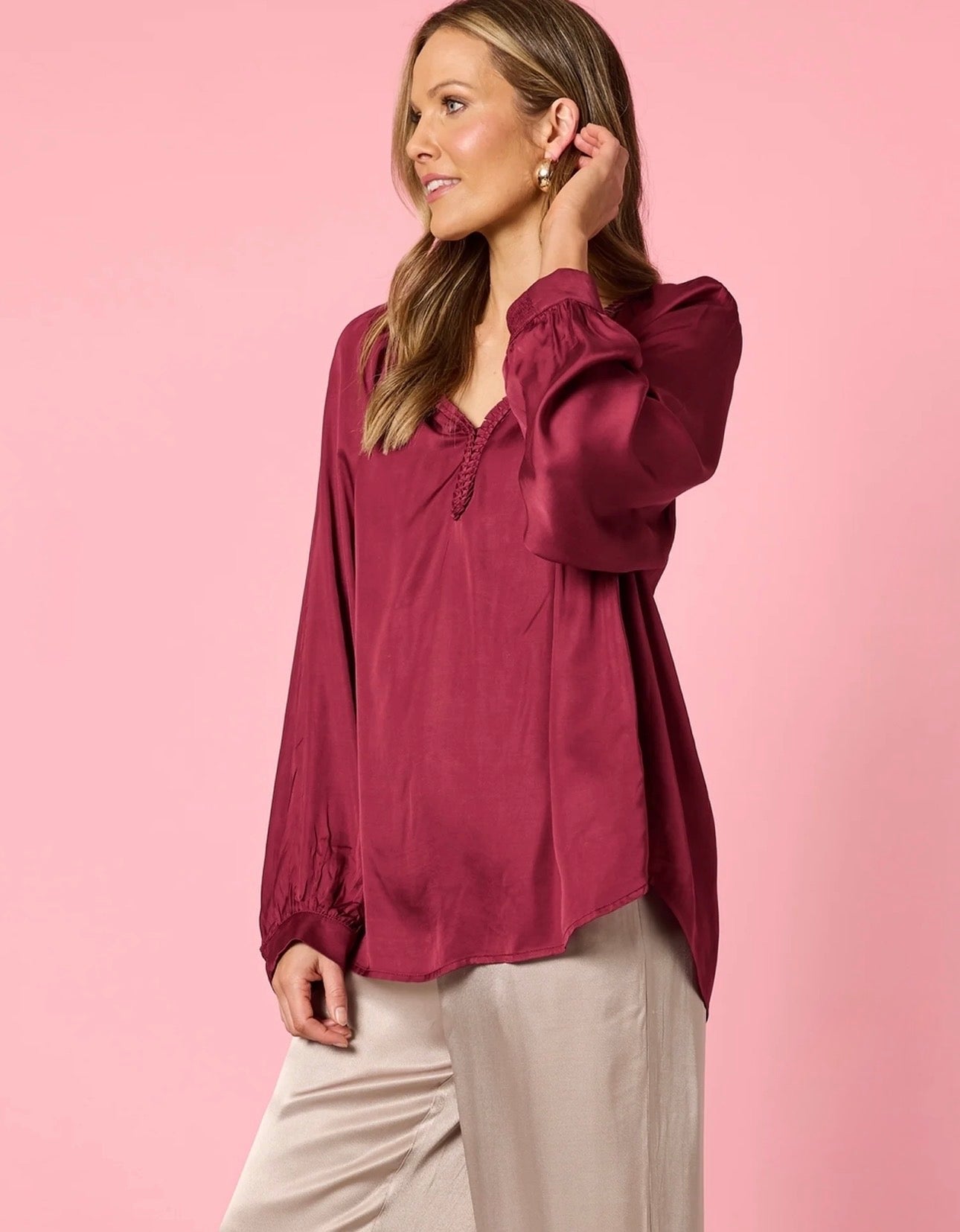 Hammock + Vine Womens Lux Plait Top