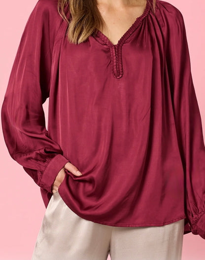 Hammock + Vine Womens Lux Plait Top