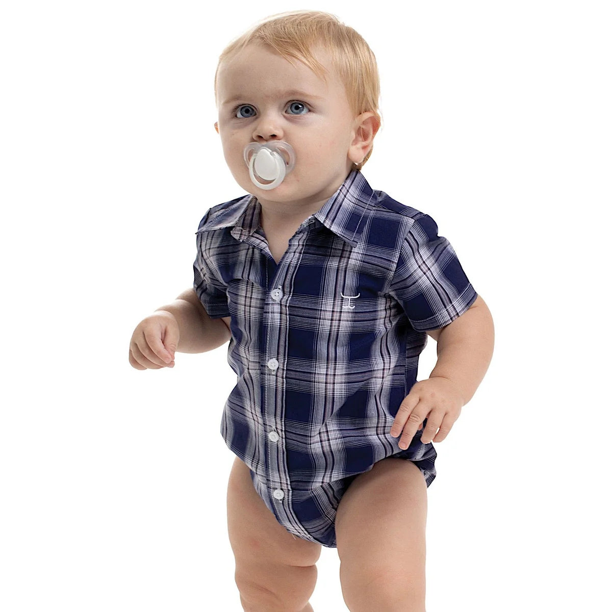Just Country Infant Frankie Full Button S/S Jumpsuit
