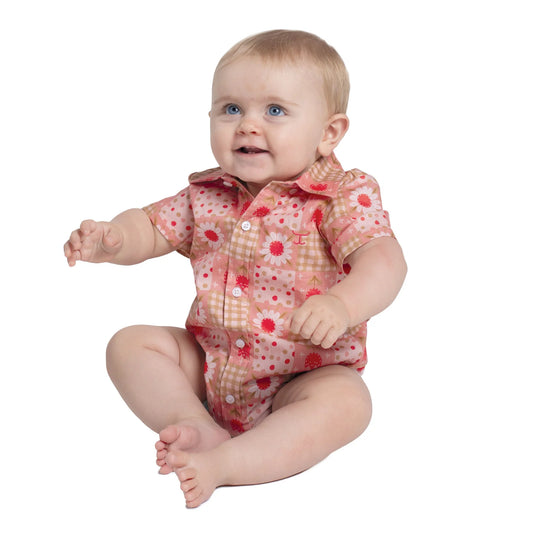 Just Country Infant Frankie Full Button S/S Jumpsuit
