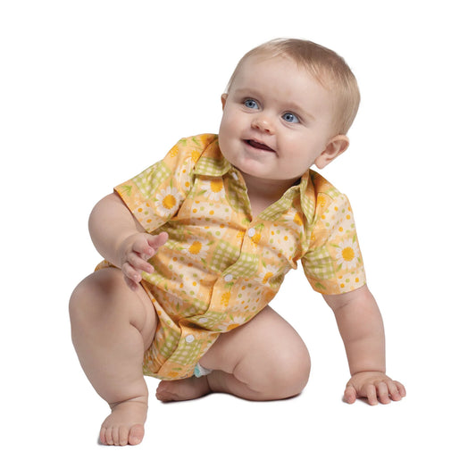 Just Country Infant Frankie Full Button S/S Jumpsuit