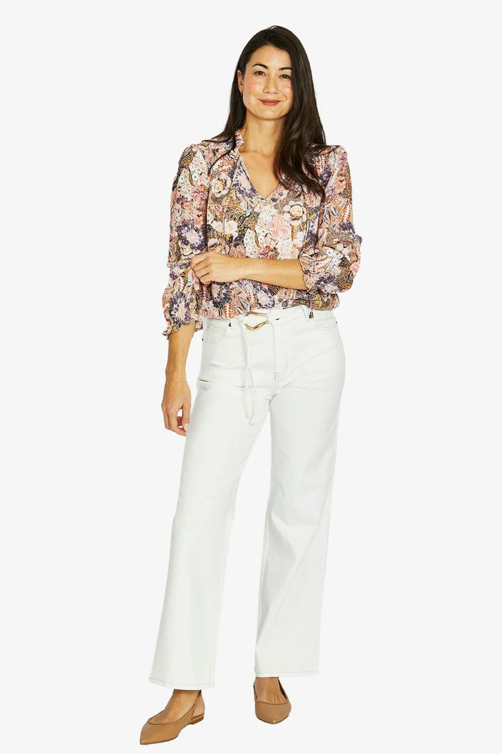Jump Womens Delicate Paisley Top