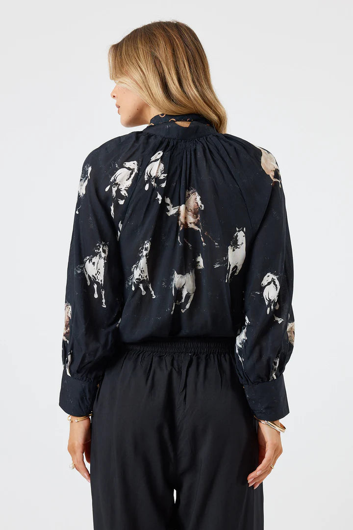 Lula Soul Womens Mustang Shirt