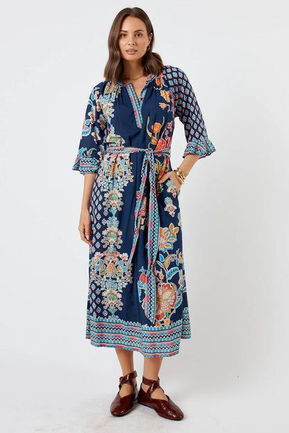 Lulalife Womens Arden Midi Dress