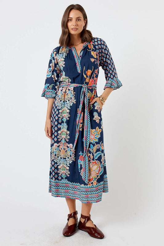 Lulalife Womens Arden Midi Dress