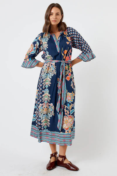 Lulalife Womens Arden Midi Dress