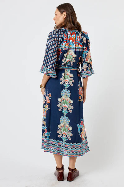 Lulalife Womens Arden Midi Dress
