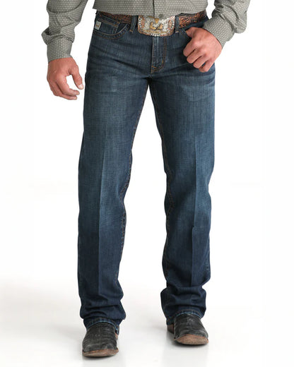 Cinch Mens Grant Mid Rise Relaxed Boot Cut 34 Leg Jeans