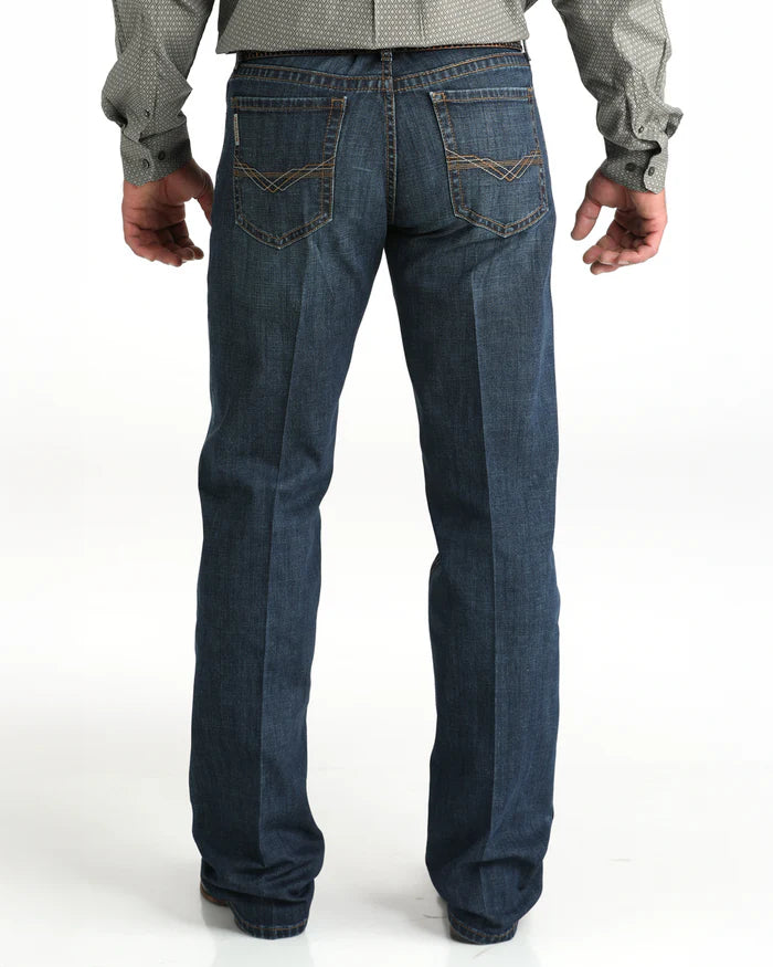 Cinch Mens Grant Mid Rise Relaxed Boot Cut 34 Leg Jeans