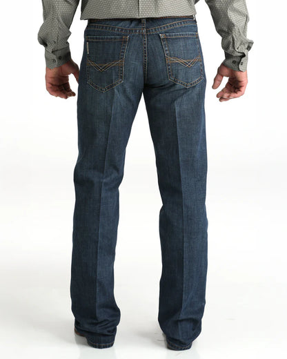 Cinch Mens Grant Mid Rise Relaxed Boot Cut 34 Leg Jeans