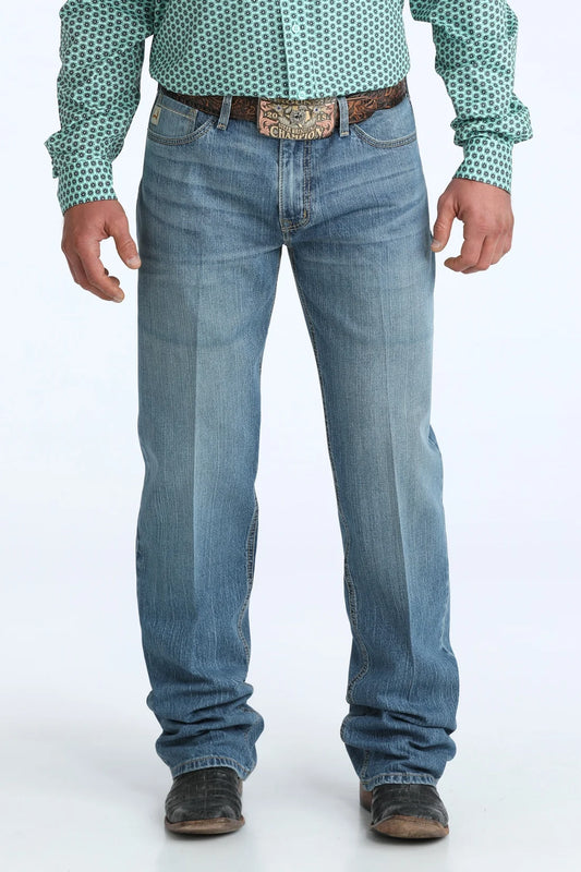 Cinch Mens Grant Mid Rise Relaxed Boot Cut Jeans