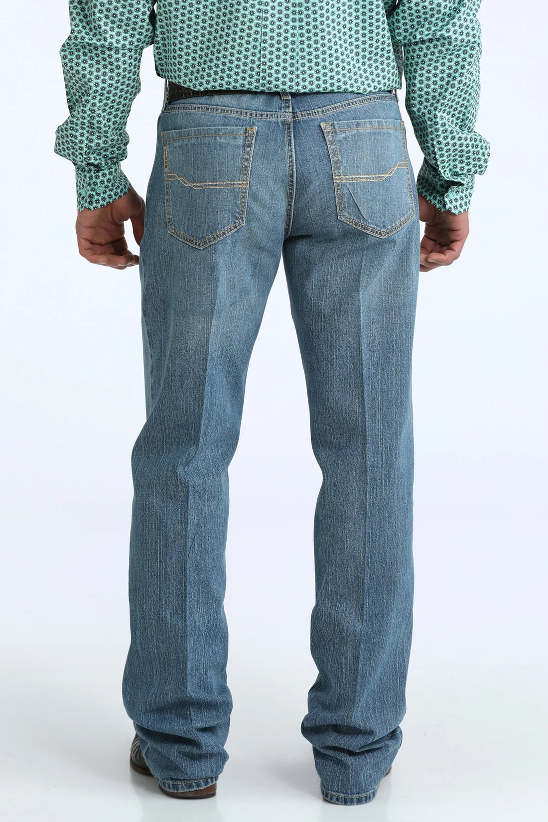 Cinch Mens Grant Mid Rise Relaxed Boot Cut Jeans
