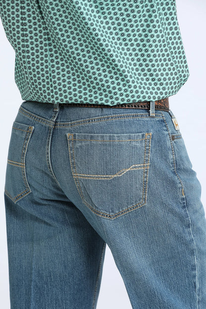 Cinch Mens Grant Mid Rise Relaxed Boot Cut Jeans