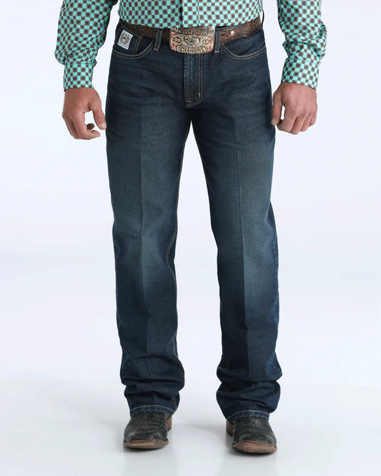 Cinch Mens White Label Mid Rise Straight Leg Jeans