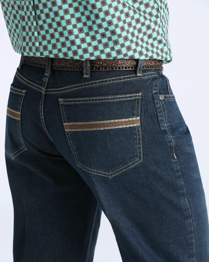 Cinch Mens White Label Mid Rise Straight Leg Jeans