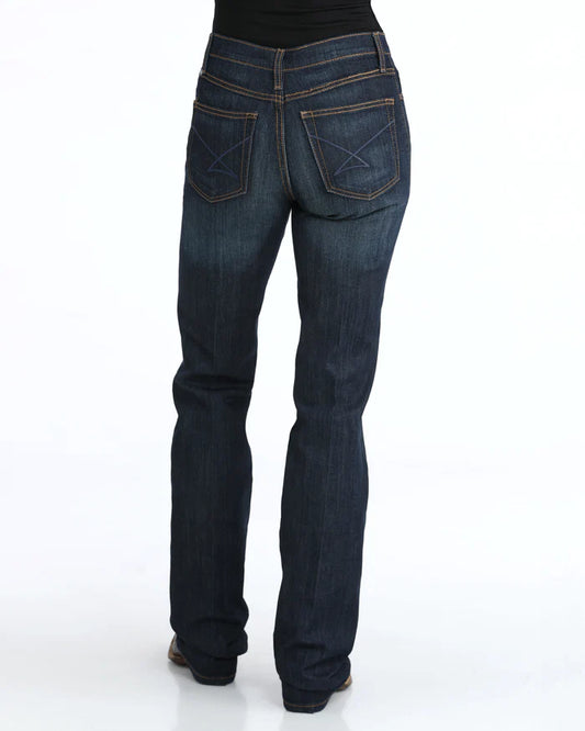Cinch Womens Jenna Performance Rise Slim Fit Boot Cut Jeans