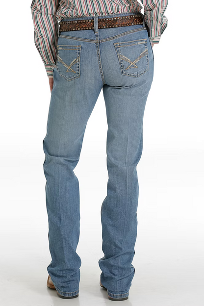 Cinch Womens Shannon Moderate Rise Slim Fit Straight XLong Leg
