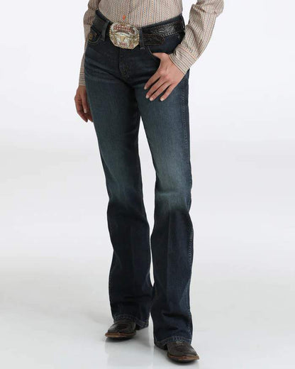 Cinch Womens Moderate Rise Slim Classic Boot Cut Jean Long Leg
