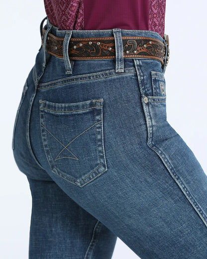 Cinch Womens Moderate Rise Slim Classic Boot Cut Jeans