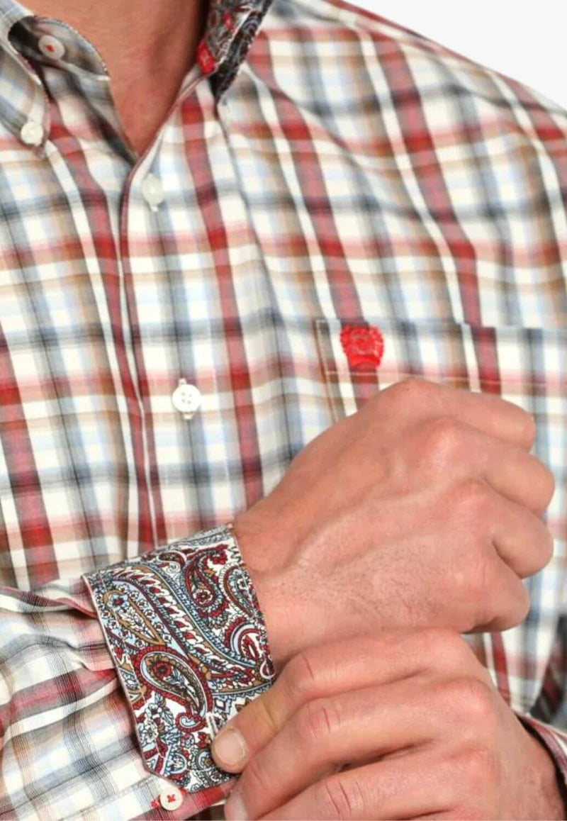 Cinch Mens Western L/S Shirt