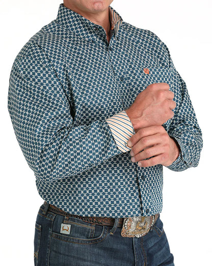 Cinch Mens Button Through Western L/S Shirt