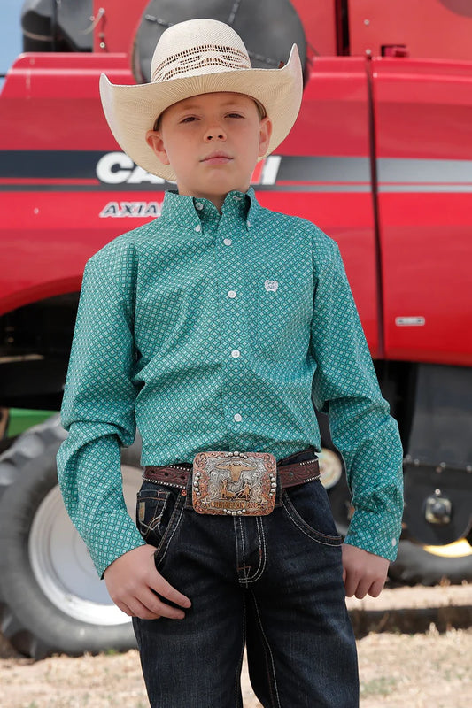 Cinch Kids Western L/S Shirt