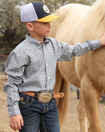 Cinch Boys Western L/S shirt