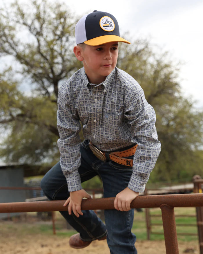 Cinch Boys Western L/S shirt
