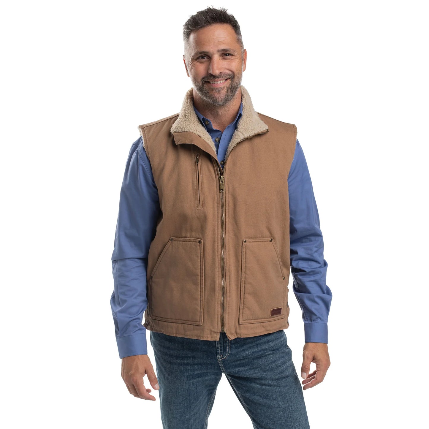 Just Country Mens Diamantina Sherpa Vest