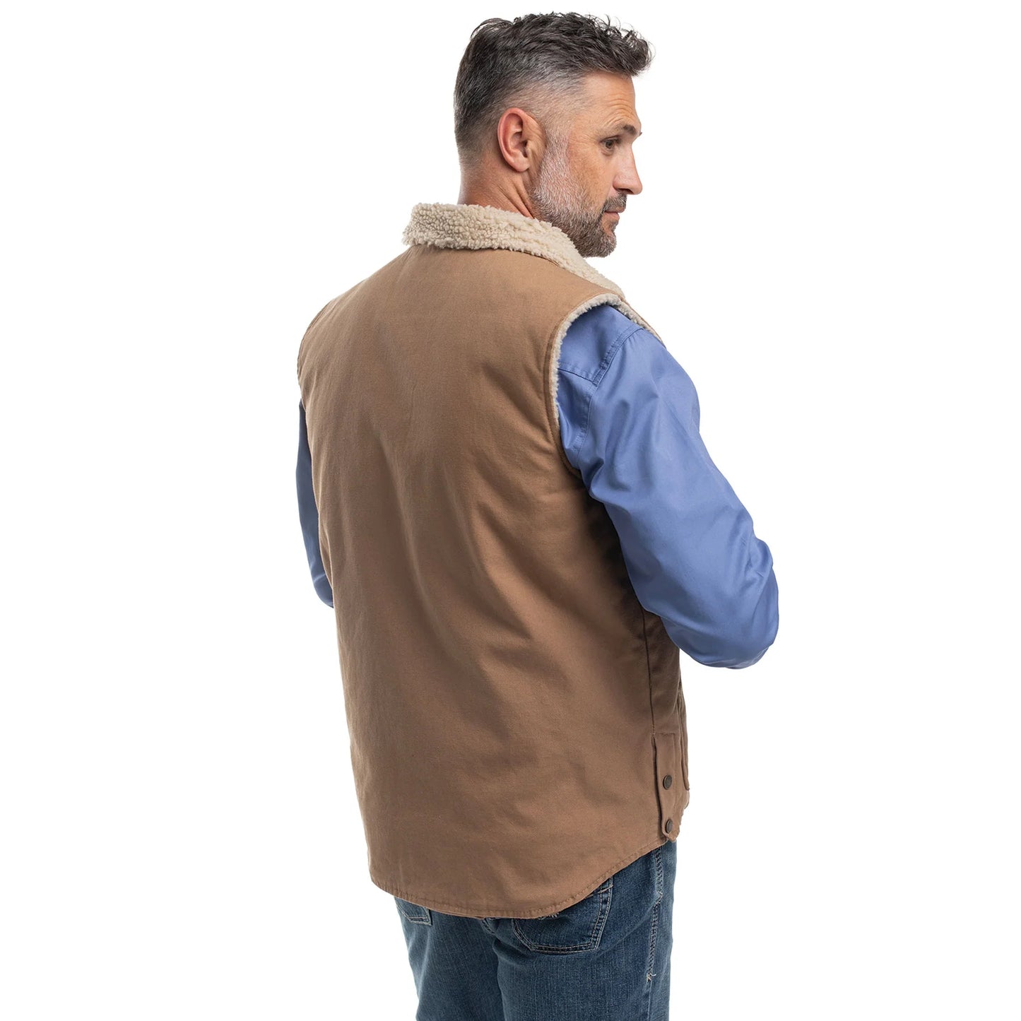 Just Country Mens Diamantina Sherpa Vest