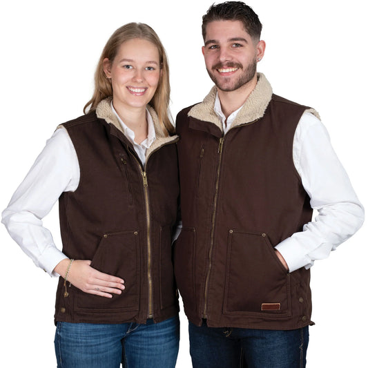 Just Country Mens Diamantina Sherpa Vest
