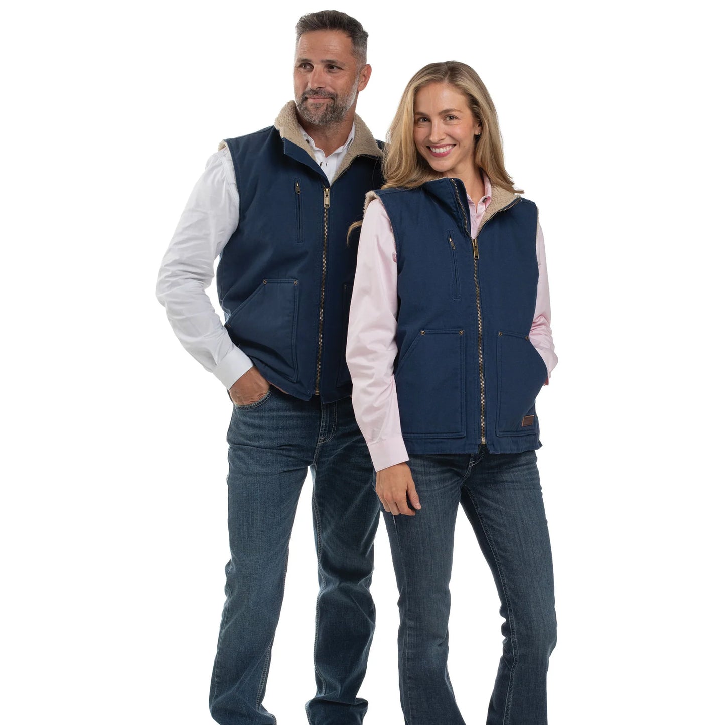 Just Country Mens Diamantina Sherpa Vest