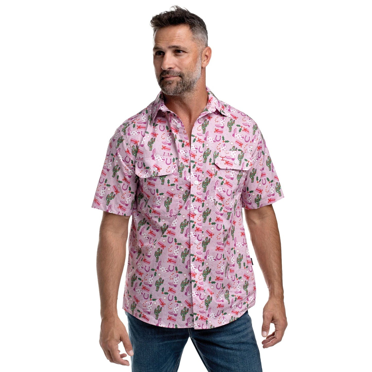 Just Country Mens Jordan Full Button S/S Shirt