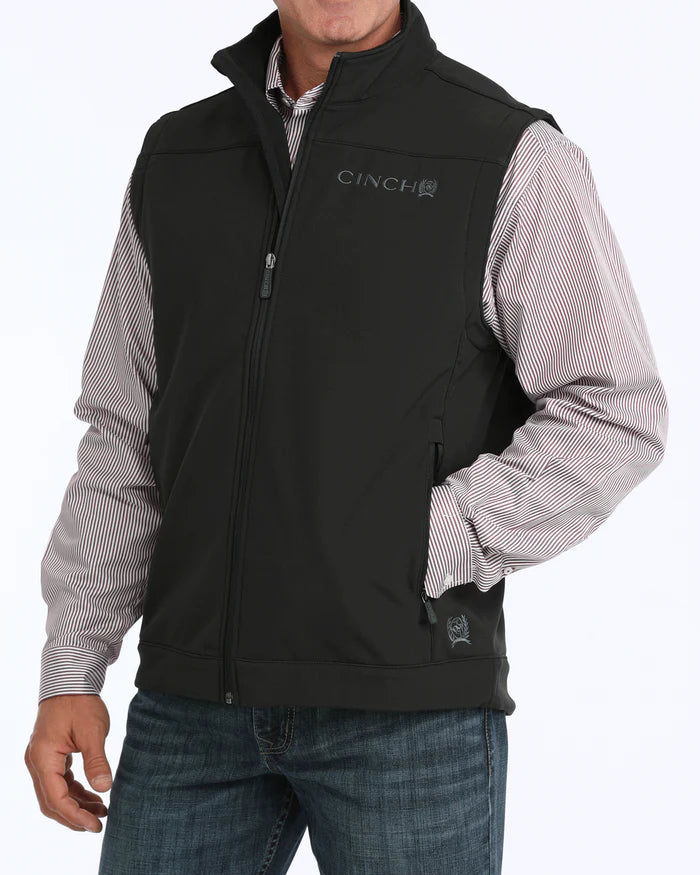 Cinch Mens Clunes Logo Vest