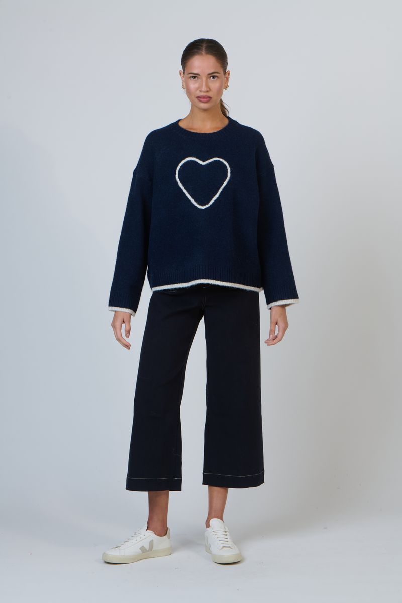 Namastai Womens Heart Knit