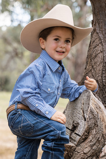 Pure Western Boys Oliver L/S Shirt