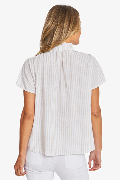 Ping Pong Womens Tamara Stripe Blouse
