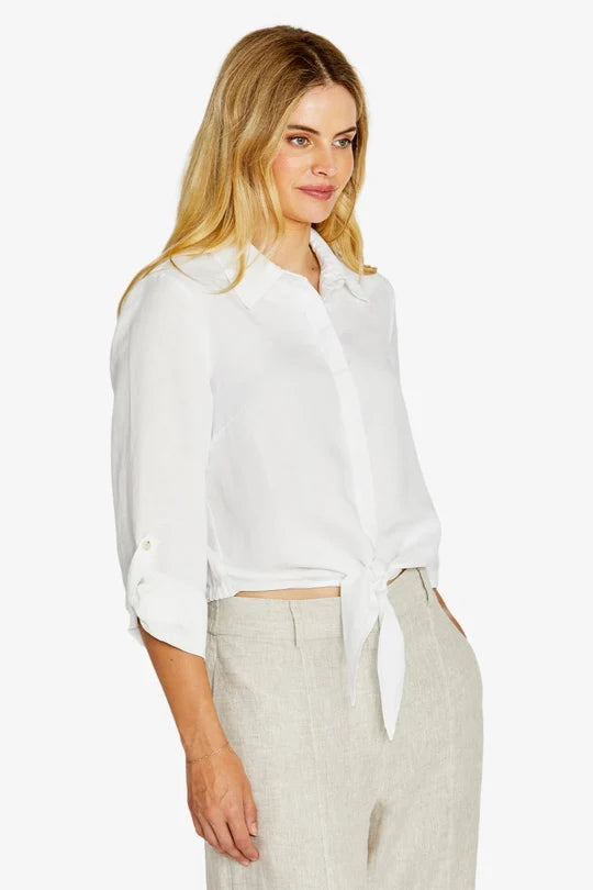 Ping Pong Womens Lilla Tie Front Shirt