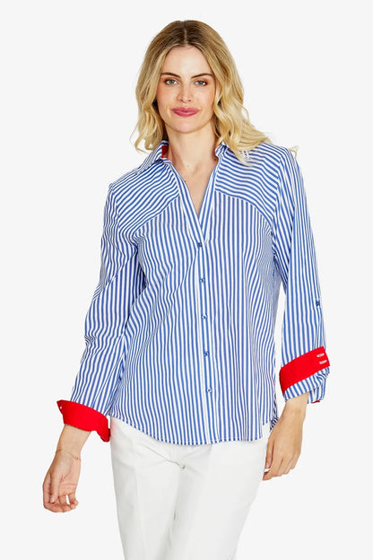 Ping Pong Womens Lorah Stripe L/S Shirt