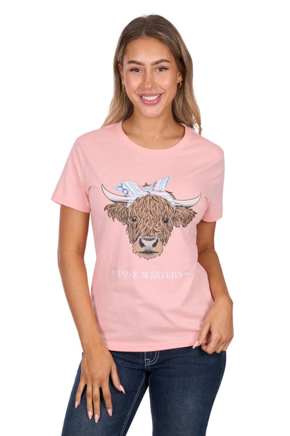 Pure Western Womens Estelle S/S Tee